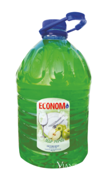 Средство для мытья посуды ЭКОНОМист зеленое яблоко 5л