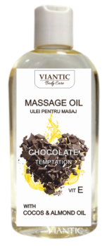 МАСЛО МАССАЖНОЕ ШОКОЛАД (С МАСЛОМ КОКОСА И МИНДАЛЯ) 200мл